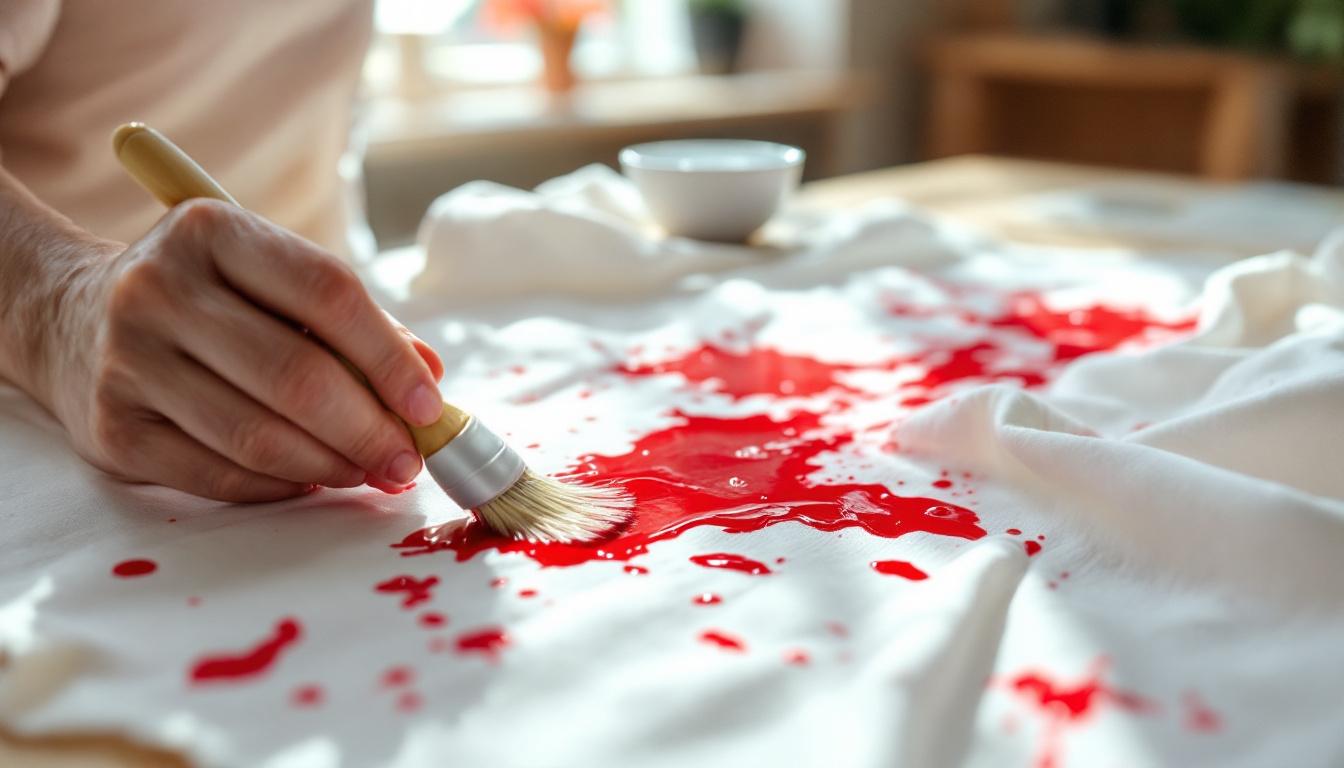 Enlever peinture sur vetement sans abîmer le tissu